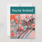 Weihnachtsgeschäft Einladung (Vorderseite)