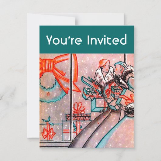 Weihnachtsgeschäft Einladung (Vorderseite)