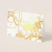 Weihnachtsgeschäft Folienkarte (Vorderseite)