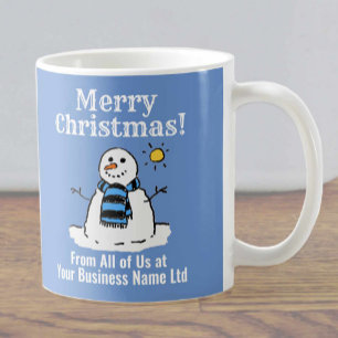 Weihnachtsgeschäft Geschenk Schneemann Design Kaffeetasse