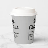 Weihnachtsgeschäft Grau Paper Cup Pappbecher (Links)