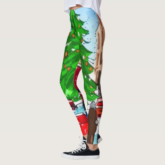 Weihnachtsgeschäft Leggings (Links)