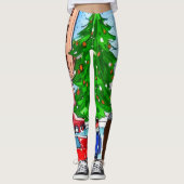Weihnachtsgeschäft Leggings (Vorderseite)