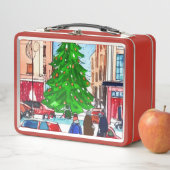 Weihnachtsgeschäft Metall Brotdose (Beispiel)