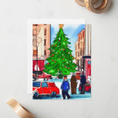 Weihnachtsgeschäft Mitteilungskarte (Vorderseite/Rückseite Beispiel)