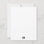 Weihnachtsgeschäft Mitteilungskarte (Rückseite)