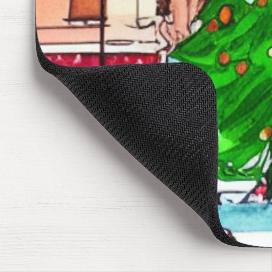 Weihnachtsgeschäft Mousepad (Ecke)