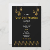 Weihnachtsgeschäft Party Einladung (Rückseite)