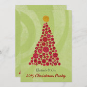 Weihnachtsgeschäft Party Unternehmensgeschäft Einladung (Vorne/Hinten)