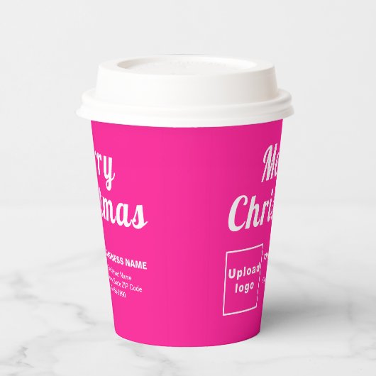 Weihnachtsgeschäft Pink Paper Cup Pappbecher (Links)