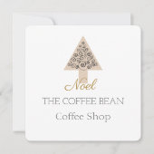 Weihnachtsgeschäft-Rabatt für Coffeeshops (Vorderseite)