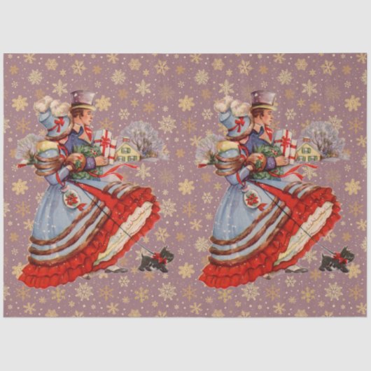 Weihnachtsgeschäft Seidenpapier (Vorderseite)