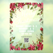 Weihnachtsgeschäft signalisieren Weihnachtsfenster Fensteraufkleber (Blatt 3)