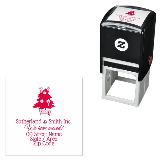 Weihnachtsgeschäft verschieben Weihnachtsbaum neue Permastempel (Beispiel)