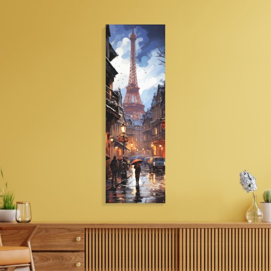 Weihnachtsgeschäfte in Paris Leinwanddruck (Insitu (Wohnzimmer))