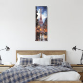 Weihnachtsgeschäfte in Paris Leinwanddruck (Insitu (Schlafzimmer))