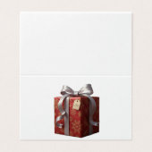 Weihnachtsgeschenk (Außenseite Aufgefaltet)