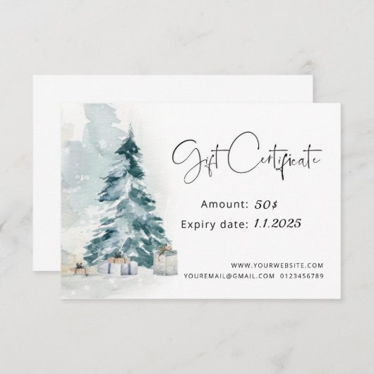 Weihnachtsgeschenk (Vorne/Hinten)