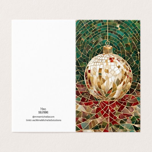 Weihnachtsgeschenk (Außenseite Aufgefaltet)