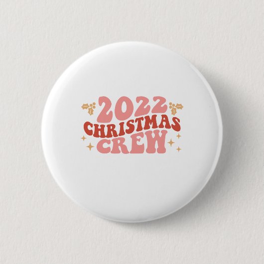 Weihnachtsgeschenk 2022 Weihnachtsfeier Crew Button (Vorderseite)