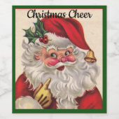 Weihnachtsgeschenk 6 Weinetiketten IHRER NAME - Ka Weinetikett (Einzelnes Label)