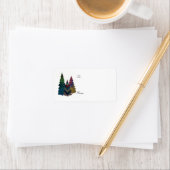 Weihnachtsgeschenk Adressaufkleber (Insitu)