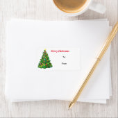 Weihnachtsgeschenk Adressaufkleber (Insitu)