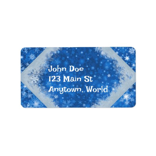 Weihnachtsgeschenk Adressaufkleber (Vorne)