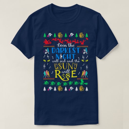 Weihnachtsgeschenk am Broadway T-Shirt (Design vorne)
