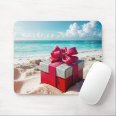 Weihnachtsgeschenk am Strand Mousepad (Mit Mouse)