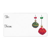 Weihnachtsgeschenk an/von Tags (Vorne)