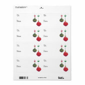 Weihnachtsgeschenk an/von Tags (Vorne)