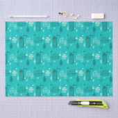 Weihnachtsgeschenk Aquamarin Seidenpapier (Handwerk)