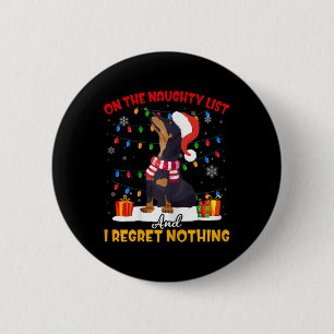 Weihnachtsgeschenk auf der unheilvollen Liste Dack Button