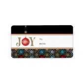 Weihnachtsgeschenk-Aufkleber Adressaufkleber (Vorne)