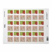 Weihnachtsgeschenk-Aufkleber Adressaufkleber (Vorne)