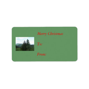Weihnachtsgeschenk-Aufkleber Adressaufkleber