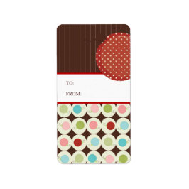 Weihnachtsgeschenk-Aufkleber Adressaufkleber