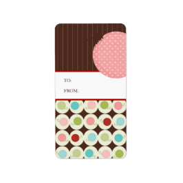 Weihnachtsgeschenk-Aufkleber Adressaufkleber