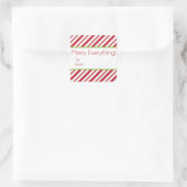 Weihnachtsgeschenk-Aufkleber Quadratischer Aufkleber (Tasche)