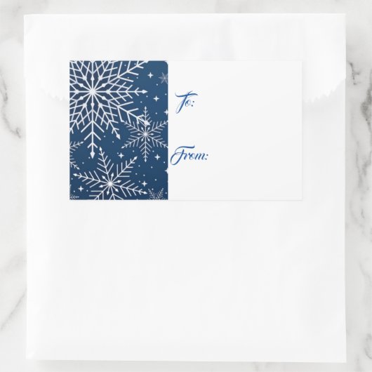 Weihnachtsgeschenk-Aufkleber Rechteckiger Aufkleber (Tasche)