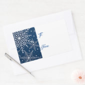 Weihnachtsgeschenk-Aufkleber Rechteckiger Aufkleber (Umschlag)