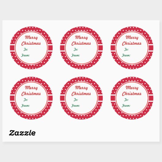 Weihnachtsgeschenk-Aufkleber Runder Aufkleber (Blatt)