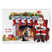 Weihnachtsgeschenk Australischer Schäferhund Weihn (Vorderseite (Horizontal))