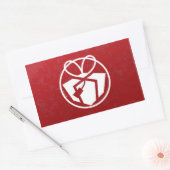 Weihnachtsgeschenk Avatar Rechteckiger Aufkleber (Umschlag)