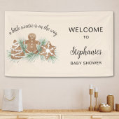 Weihnachtsgeschenk Baby Dusche Banner