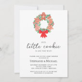 Weihnachtsgeschenk Baby Dusche Einladung (Vorderseite)