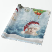 Weihnachtsgeschenk Baby Dusche Geschenkpapier (Ungerollt)