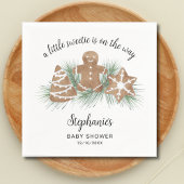 Weihnachtsgeschenk Baby Dusche Serviette