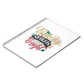 Weihnachtsgeschenk | Backbriefe hell Notizblock (Linke Seite)
